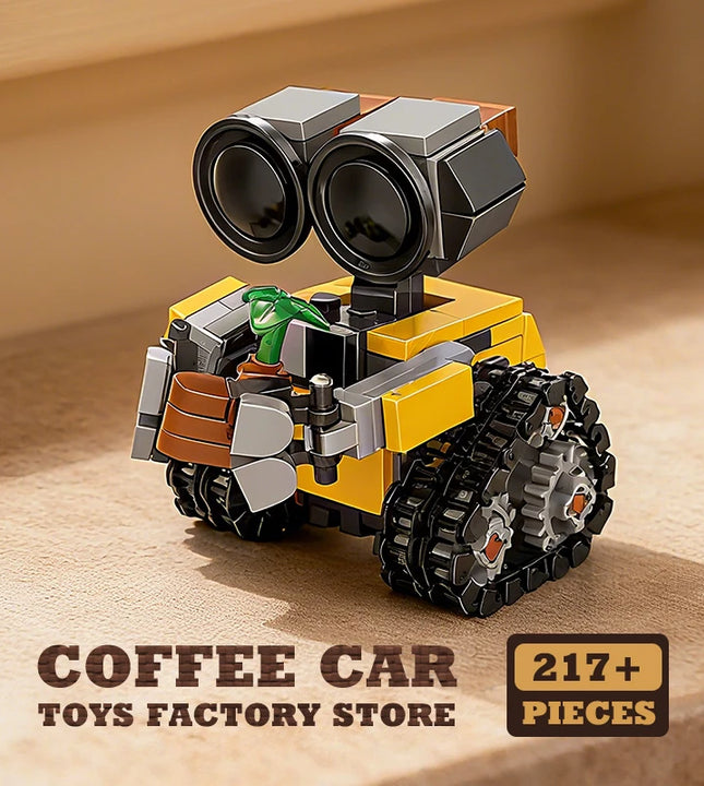 Space Mini Robot MOC Building Bricks Toys 217Pcs Tracked Bot Model Classic Movie Sci-Fi Blocks Dolls Kids Adult Christmas Gifts