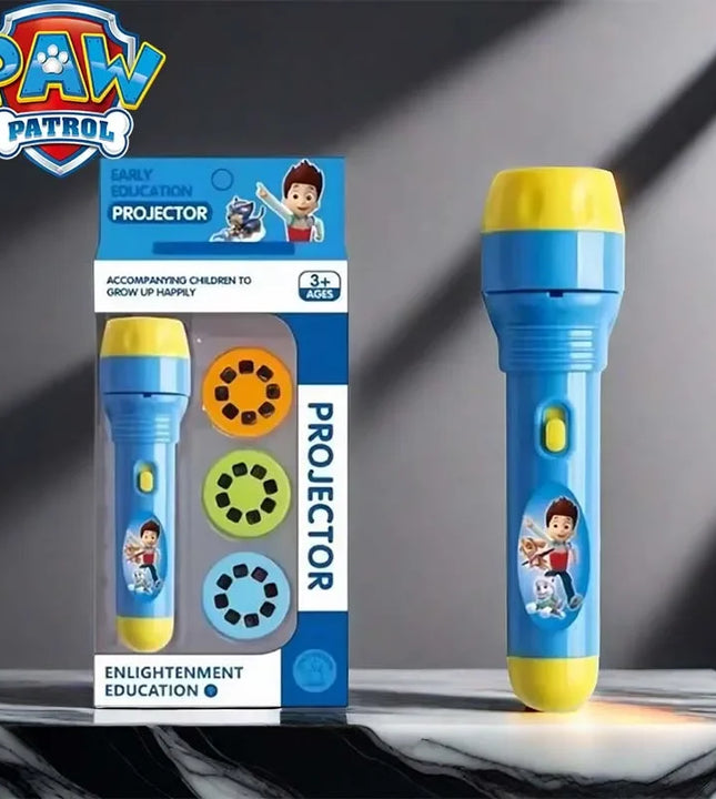 PAW Patrol Cute Cartoon Creativity Toy Children Torch Lamp Flashlight Projector Toy Anime Flashlight Projector Torch Lamp Toys