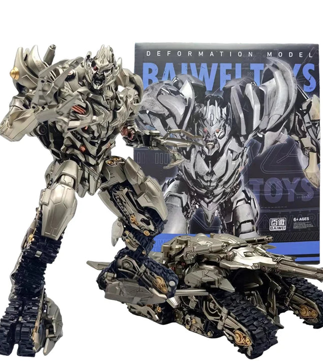 TW1029 Transformation Toys Megatank Galvatron Action Figure Robot Collection Anime Movie Deformation Robot Model Kids Gifts