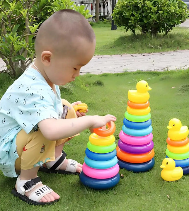 Montessori Baby Toy Rolling Ball Tower Montessori Educational Games For Babies Stacking Track Baby Development Toys 1 2 3 Years