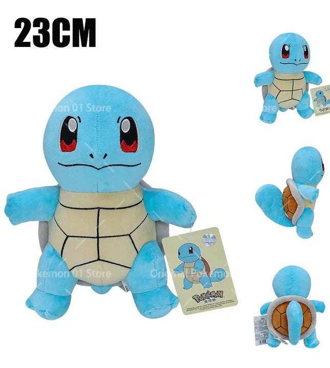 22cm Original Pokemon Plush Kawaii Squirtle Stuffed Animal Toy Anime Doll Throw Pillow Birthday Gift For Kids