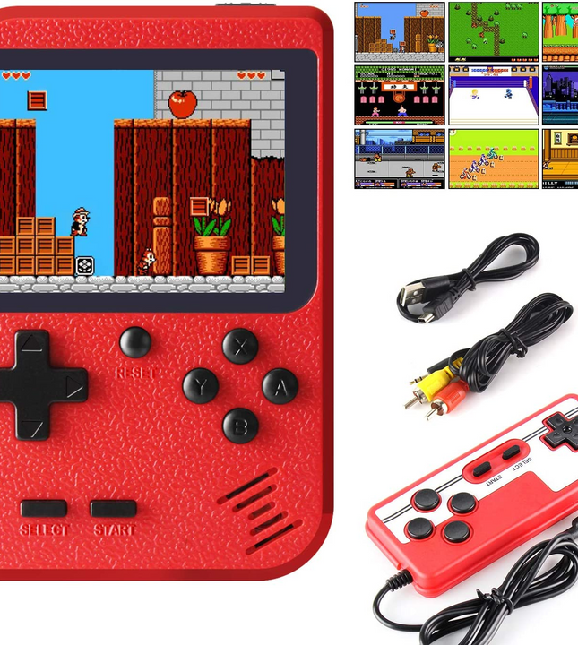 Portable Game Pad With 400 Games Included + Additional Player