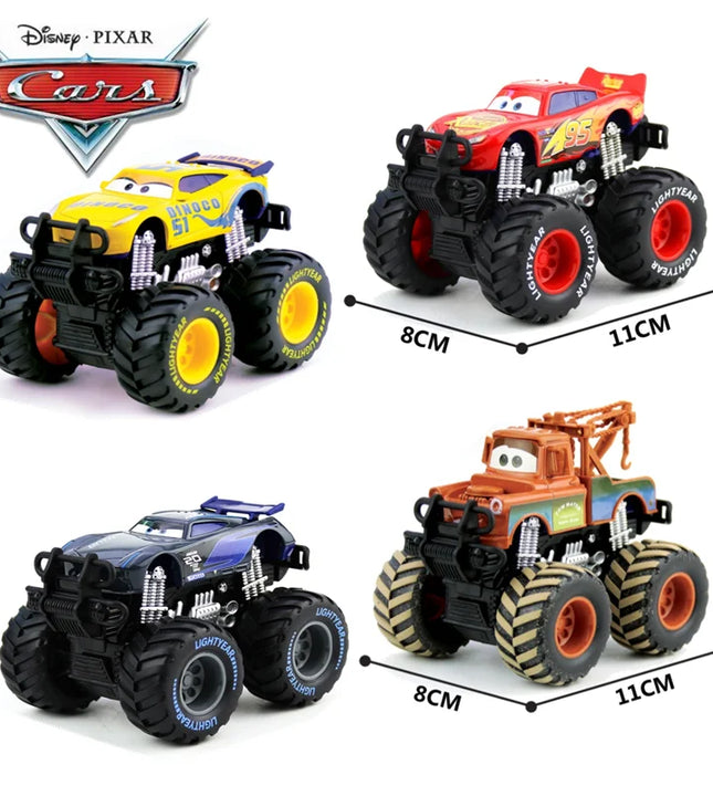 Disney Pixar Cars Toy Lightning McQueen Metal Mode Return Car Jackson Storm Mater Inertial Force Car Model Toy Kid Birthday Gift