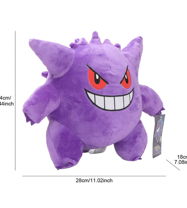 Gengar Plush Toys Peluche Stuffed Cartoon For Kids PokemonStuffed Animal Collectible Soft Plushies Cute Cartoon Character