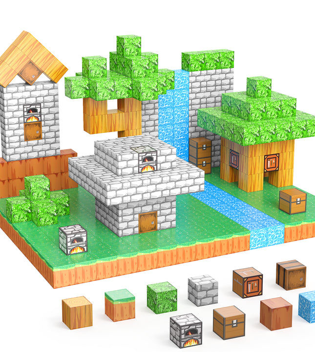 Magnetic Building Blocks, Gift for Girls Boys Toys Age 4-6 5-7 8-13 STEM Fidget Building Cube Sensory Kids Games