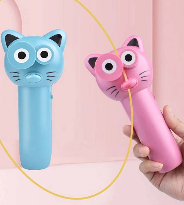 Funny Electric Toy ZipString Rope Launcher Propeller For Kids