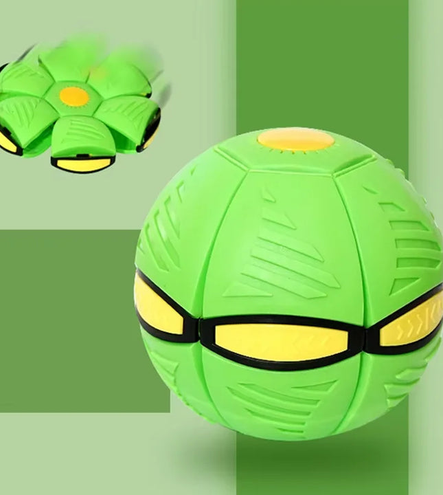 Bouncy Ball Magic Flying Saucer Ball Educational Pet Children's Toy Indoor And Outdoor Decompression Deformation Sports Ball