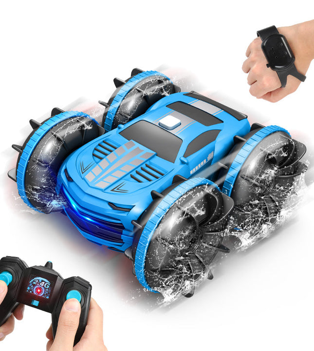 2.4GHz Dual Control Waterproof 4WD All Terrain RC Stunt Car